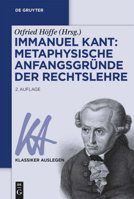 Immanuel Kant: Metaphysische Anfangsgründe der Rechtslehre, Buch