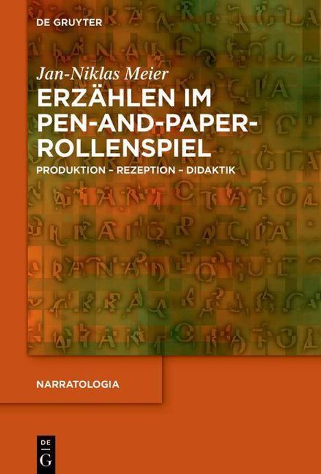 Jan-Niklas Meier: Erzählen im Pen-and-Paper-Rollenspiel, Buch