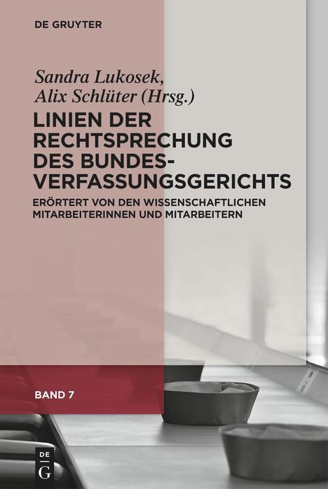 Linien der Rechtsprechung des Bundesverfassungsgerichts, Buch