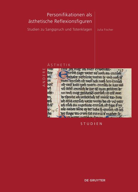 Julia Fischer: Personifikationen als ästhetische Reflexionsfiguren, Buch