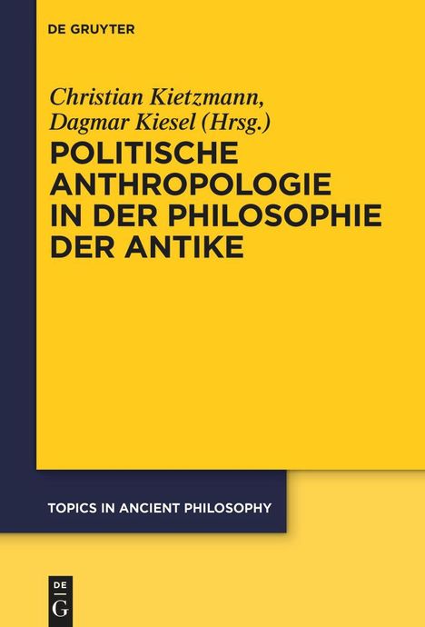 Politische Anthropologie in der Philosophie der Antike, Buch