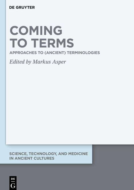 Coming to Terms, Buch