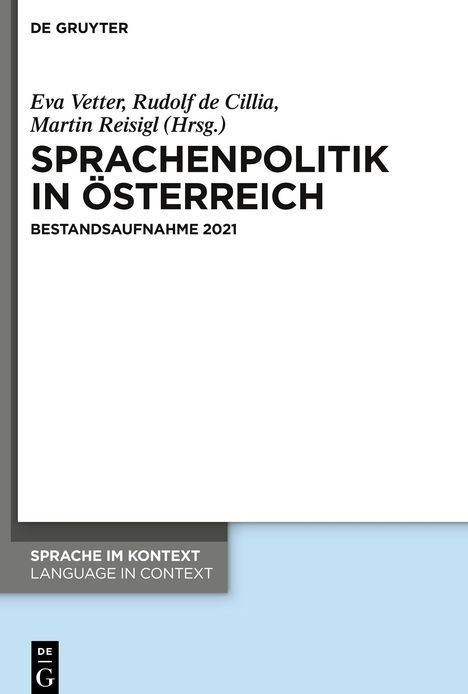 Sprachenpolitik in Österreich, Buch