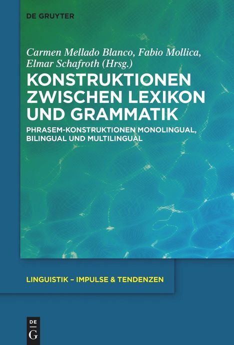Konstruktionen zwischen Lexikon und Grammatik, Buch