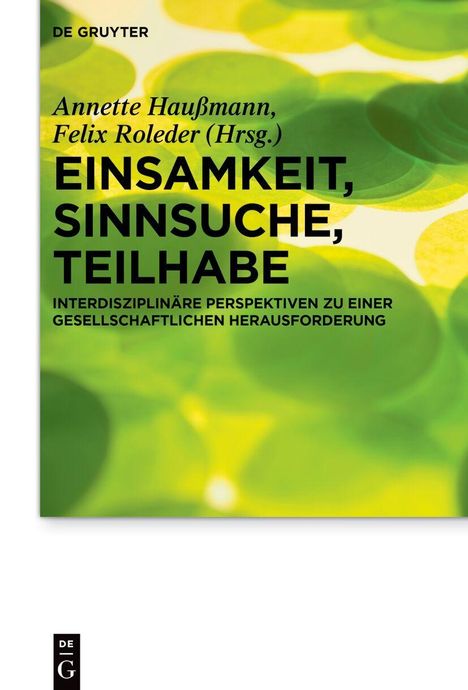 Einsamkeit, Sinnsuche, Teilhabe, Buch
