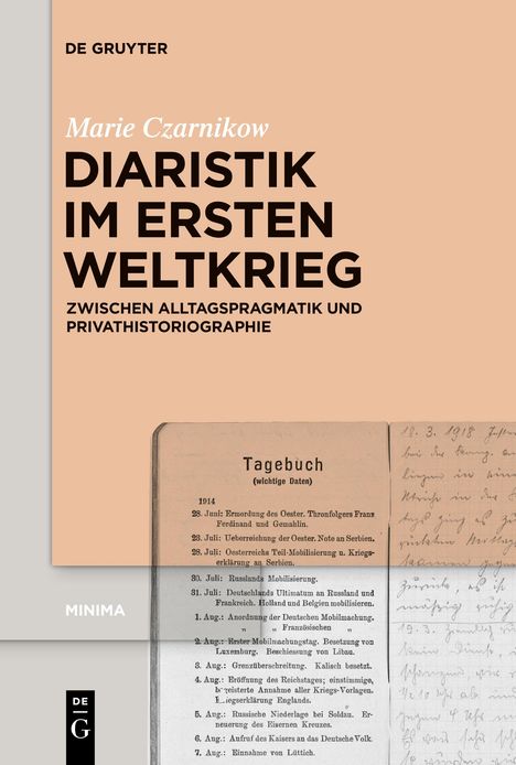 Marie Czarnikow: Diaristik im Ersten Weltkrieg, Buch