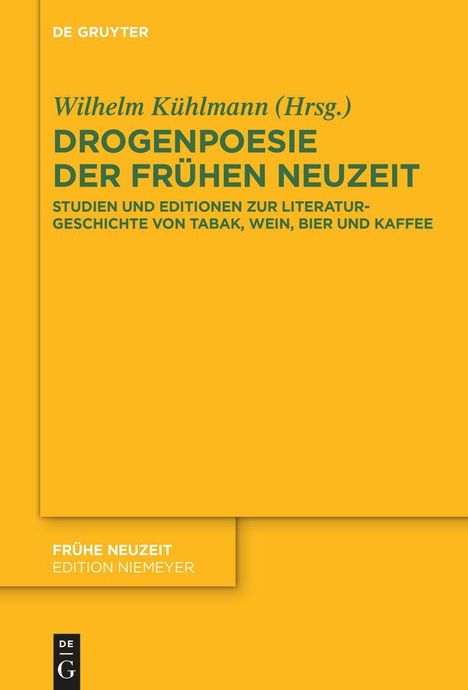 Drogenpoesie der Frühen Neuzeit, Buch