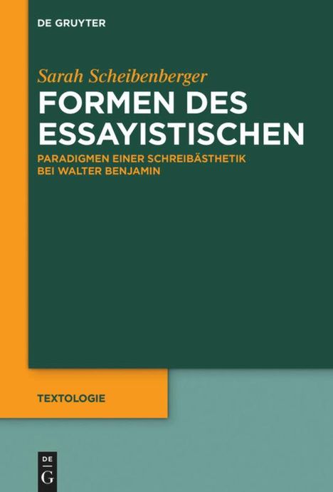 Sarah Scheibenberger: Formen des Essayistischen, Buch