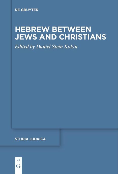 Hebrew between Jews and Christians, Buch