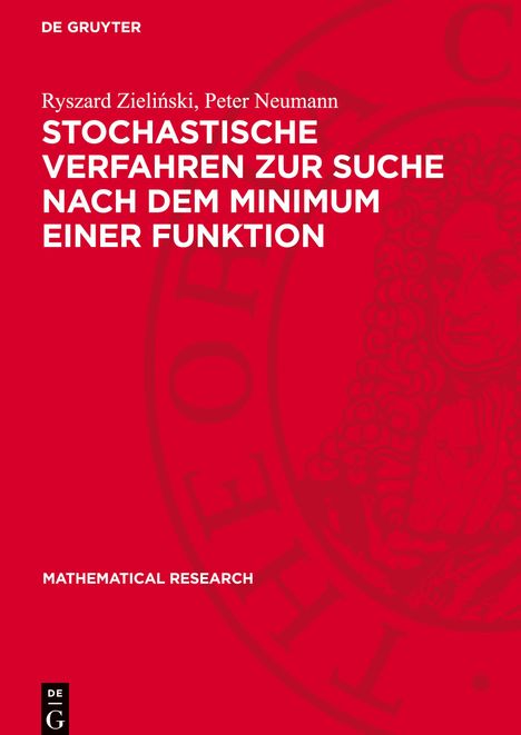 Peter Neumann: Stochastische Verfahren zur Suche nach dem Minimum einer Funktion, Buch