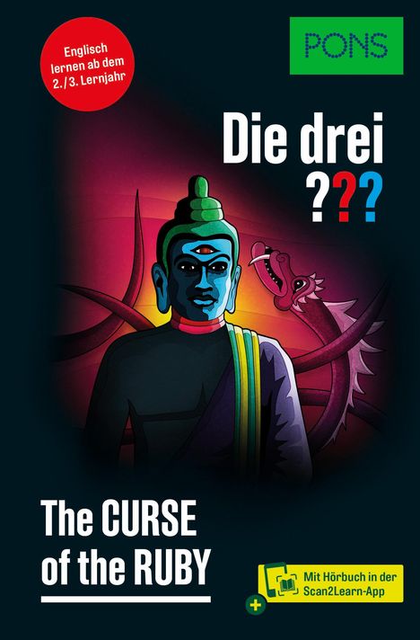PONS Die Drei ??? The Curse of the Ruby, Buch