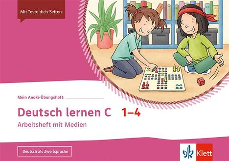 Mein Anoki-Übungsheft. Deutsch lernen C. Arbeitsheft mit Medien Klasse 1-4, 1 Buch und 1 Diverse