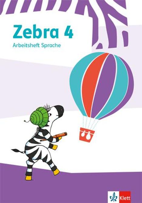 Zebra 4. Arbeitsheft Sprache, Buch