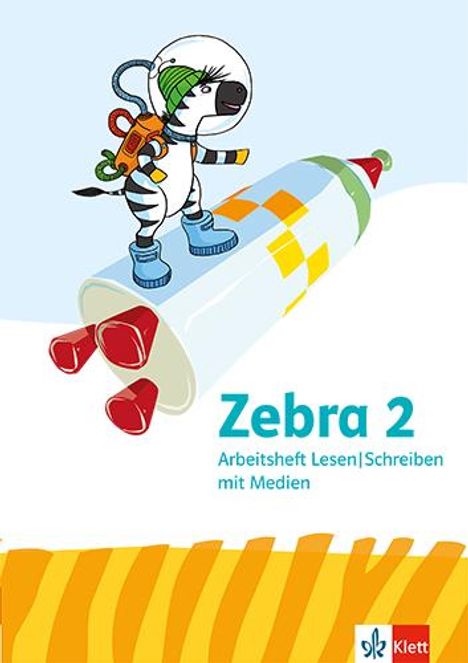 Zebra 2. Arbeitsheft Lesen/Schreiben Klasse 2, 1 Buch und 1 Diverse