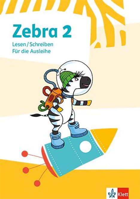Zebra 2. Heft Lesen/Schreiben für die Ausleihe Klasse 2, 1 Buch und 1 Diverse
