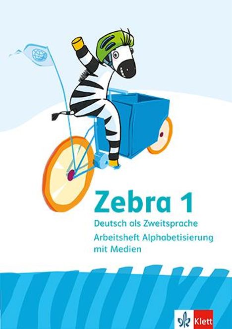 Zebra. Deutsch als Zweitsprache. Arbeitsheft Alphabetisierung mit Medien Klasse 1, 1 Buch und 1 Diverse