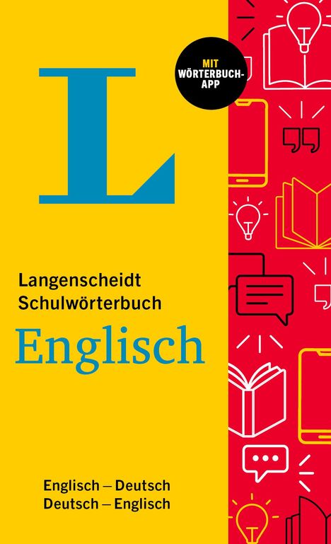 Langenscheidt Schulwörterbuch Englisch, 1 Buch und 1 Diverse