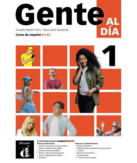 Gente al día 1 A1-A2 - Edición híbrida, Buch