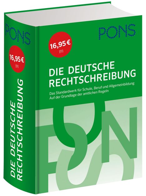 Pons Die deutsche Rechtschreibung, Buch