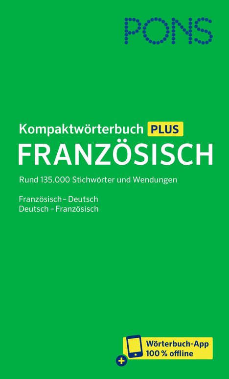 PONS Kompaktwörterbuch Französisch, 1 Buch und 1 Diverse