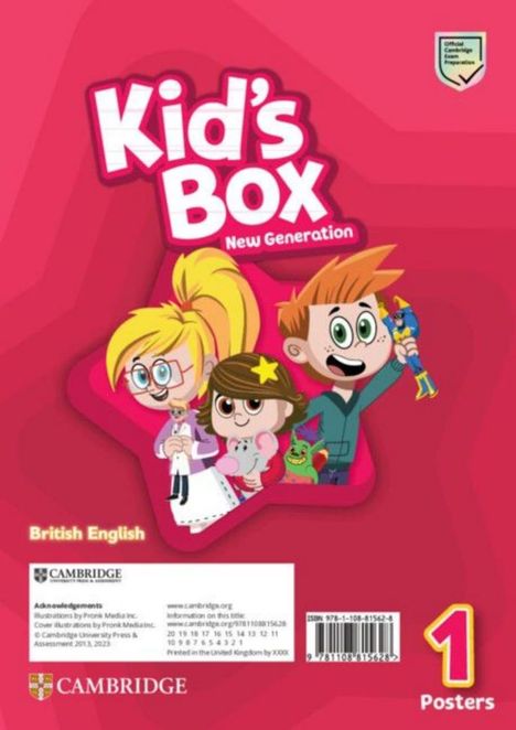 Caroline Nixon: Kid's Box New Generation. Level 1. Posters, Diverse