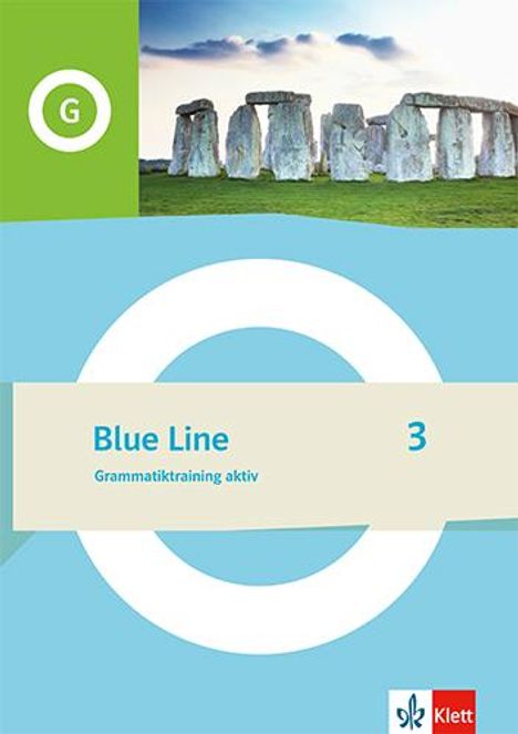 Blue Line 3. Grammatiktraining aktiv Klasse 7, 1 Buch und 1 Diverse