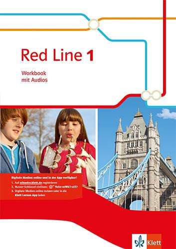 Red Line 1. Workbook mit Klett-Lernen App. Ausgabe 2014, 1 Buch und 1 Diverse