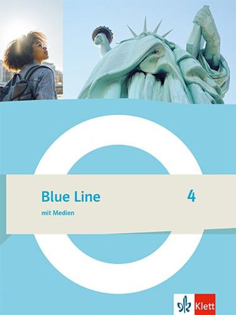 Blue Line 4. Schulbuch mit Medien (fester Einband) Klasse 8, Buch