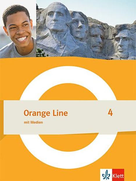 Orange Line 4. Schulbuch mit Medien (fester Einband) Klasse 8, Buch