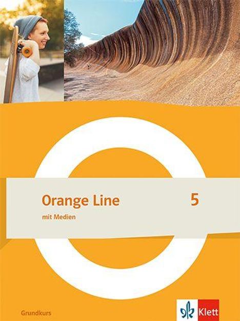 Orange Line 5 Grundkurs. Schulbuch mit Medien (fester Einband) Klasse 9, Buch