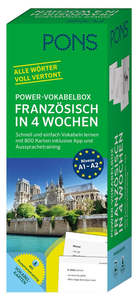 PONS Power-Vokabelbox Französisch in 4 Wochen, Diverse