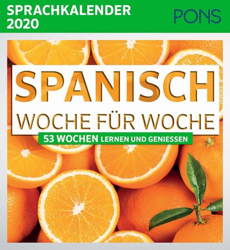 PONS Sprachkalender 2020 Spanisch Woche für Woche, Buch