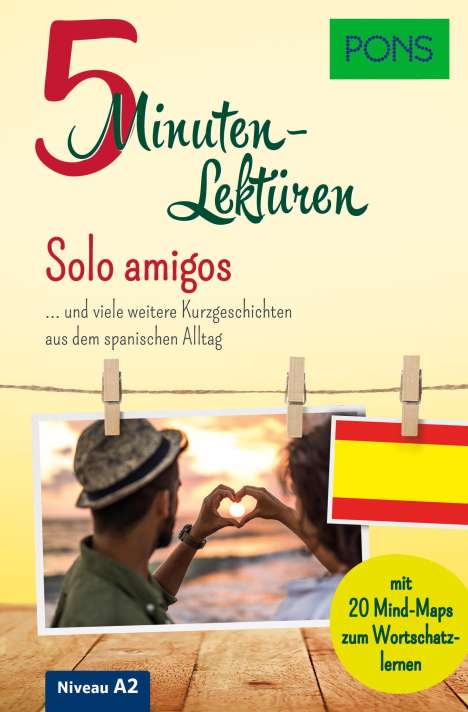 PONS 5-Minuten-Lektüren Spanisch A2 - Solo amigos, Buch