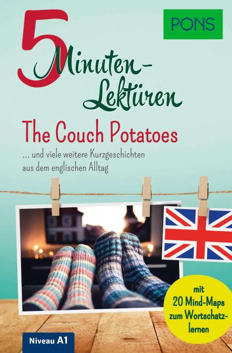PONS 5 Minuten-Lektüre Englisch A1 - The Couch Potatoes, Buch