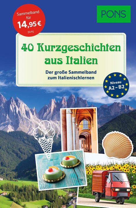 PONS 40 Kurzgeschichten aus Italien, Buch