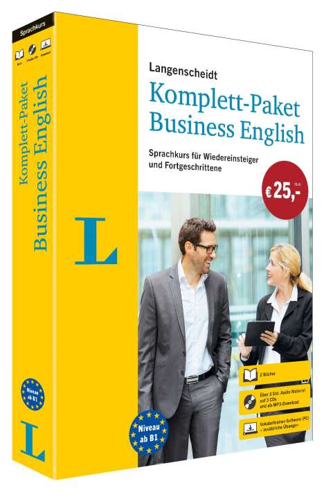 Langenscheidt Komplett-Paket Business English. Sprachkurs für Wiedereinsteiger und Fortgeschrittene, Buch