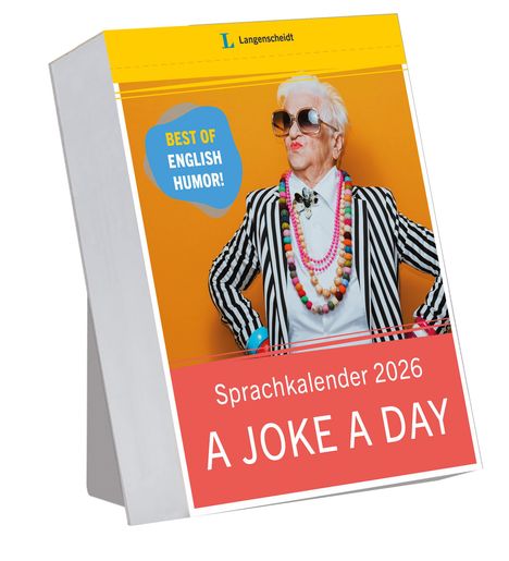 Langenscheidt Kalender A Joke a Day 2026, Kalender