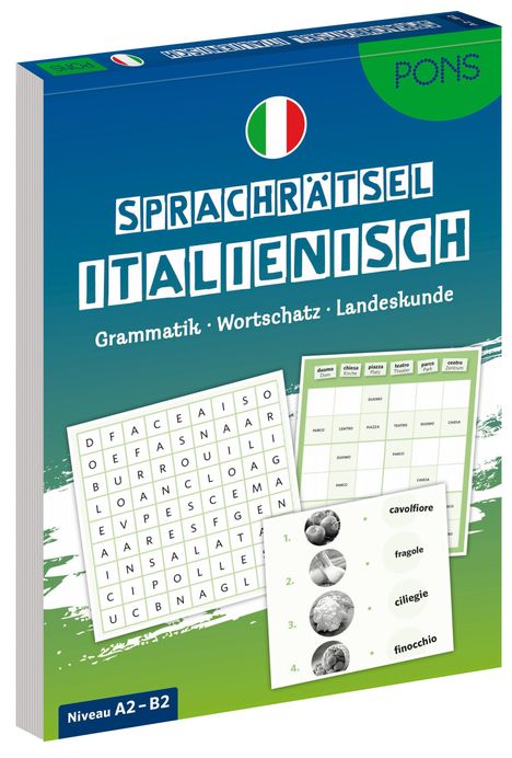 PONS Sprachrätsel Italienisch, Buch
