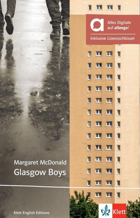 "Alles Digitale auf allango! Inklusive Lizenzschlüssel. Margaret McDonald, Glasgow Boys, Klett English Editions. Hochhaus, nasse Straße."