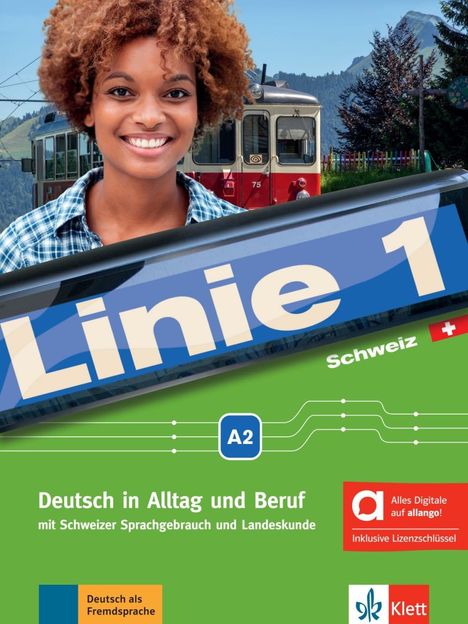 Linie 1 Schweiz A2 - Hybride Ausgabe allango, 1 Buch und 1 Diverse