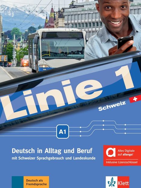 Linie 1 Schweiz A1 - Hybride Ausgabe allango, 1 Buch und 1 Diverse
