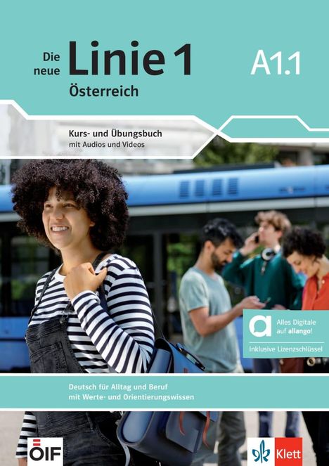 Margit Doubek: Die neue Linie 1 Österreich A1.1 - Hybride Ausgabe allango. Kurs- und Übungsbuch, 1 Buch und 1 Diverse