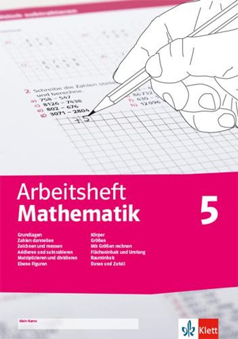 Arbeitsheft Mathematik. Arbeitsheft mit Lösungsheft Klasse 5, Buch