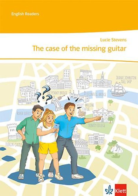 Lucie Stevens: The case of the missing guitar, 1 Buch und 1 Diverse