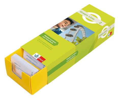 Green Line 2 (ab 2021) Klasse 6 Vokabel-Lernbox zum Schulbuch, Buch