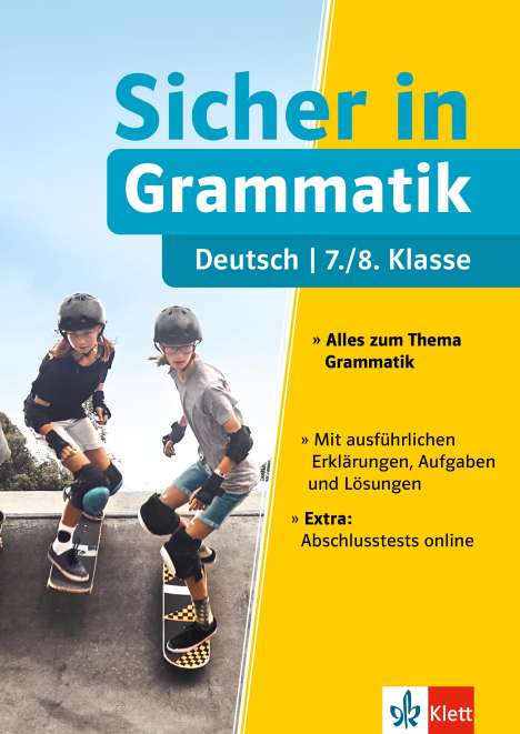 Sicher in Deutsch Grammatik 7./8. Klasse, Buch