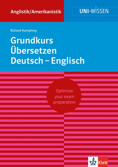 Richard Humphrey: Grundkurs Übersetzen Deutsch-Englisch, Buch