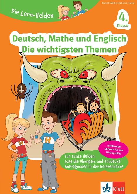 Die Lern-Helden Deutsch, Mathe und Englisch - Die wichtigsten Themen 4. Klasse, Buch