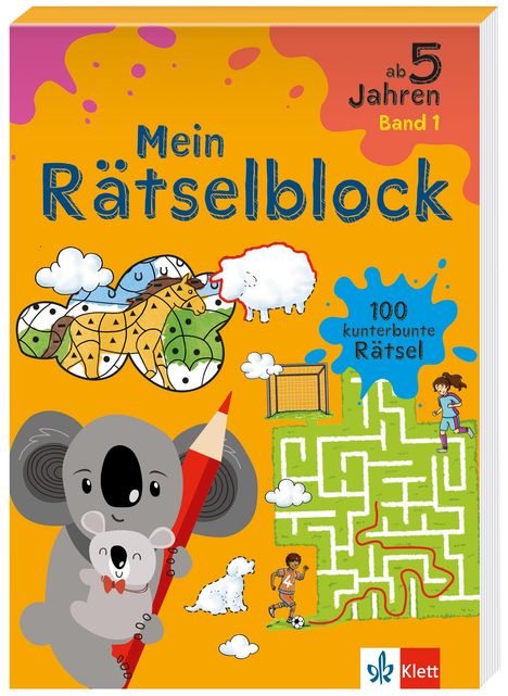 Klett Mein Rätselblock ab 5 Jahren Band 1, Buch