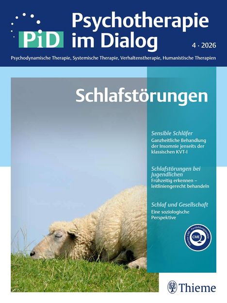 "Schlafstörungen" und Themen wie sensible Schläfer und Schlaf in der Gesellschaft. Ein schlafendes Schaf auf Gras.